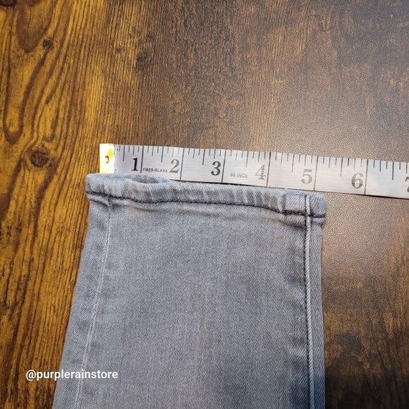 American Eagle Jeans 16 R Jegging Hi Rise Next Level Stretch Gray Wash Denim - Picture 12 of 13